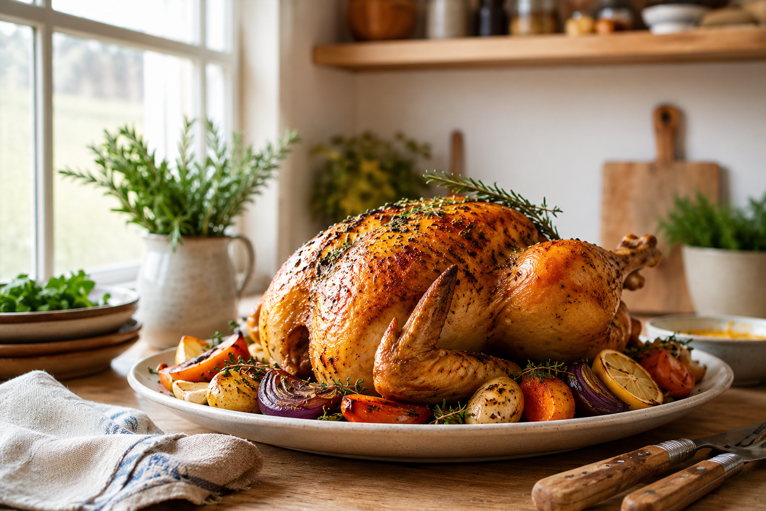 Herb-Roasted Chicken