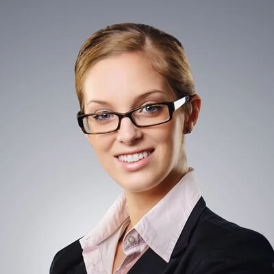 Happy customer portrait